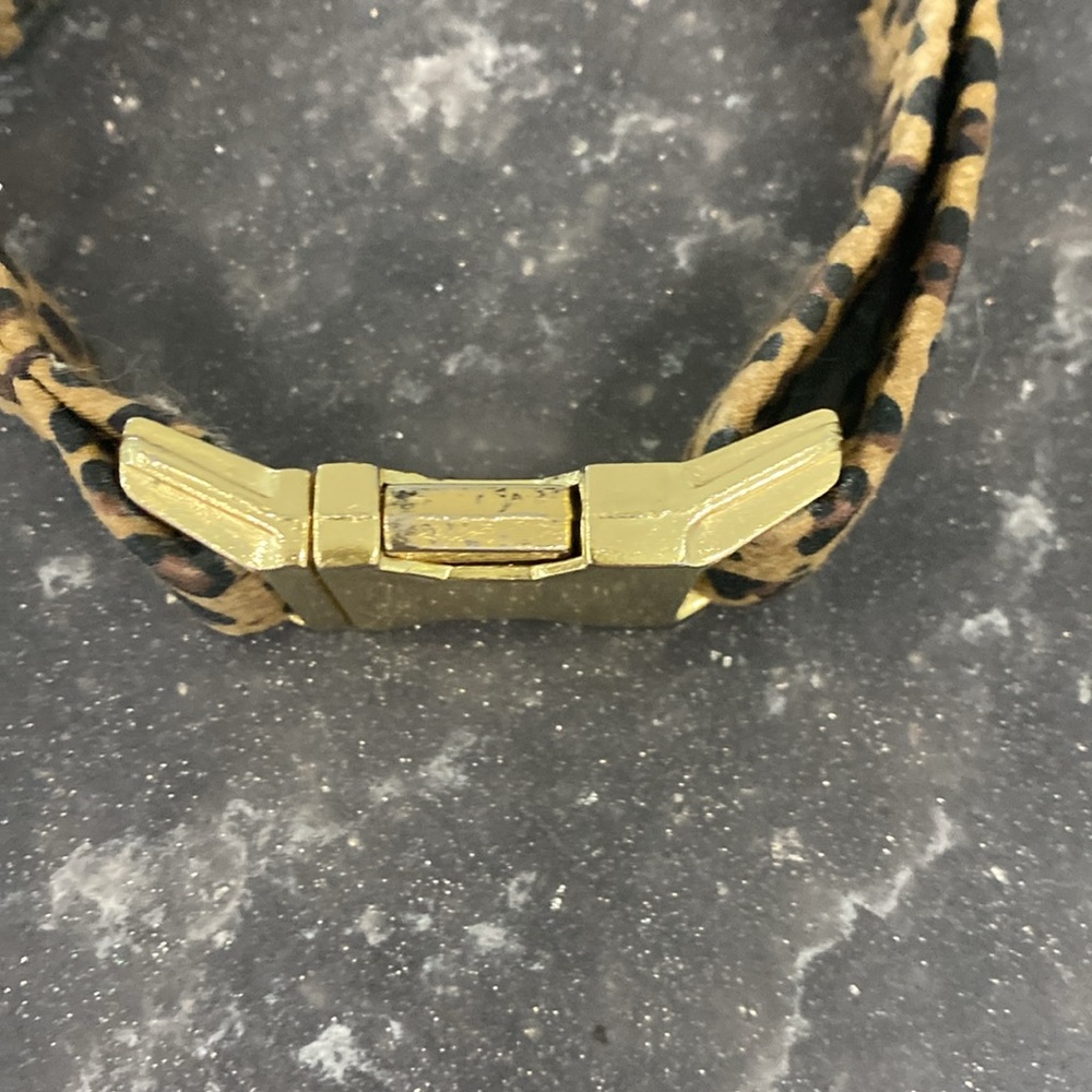 Brown leopard collar - Picture 3 of 4
